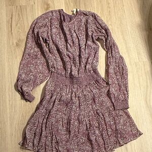 Vanessa Bruno Mauve Long Sleeve Dress